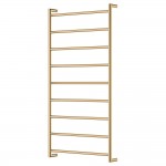 Kaya Heated Towel Rail, 600 x 1200mm, Urban Brass